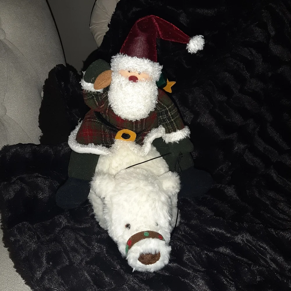 Gund Santa Riding his Polar Bear ☆